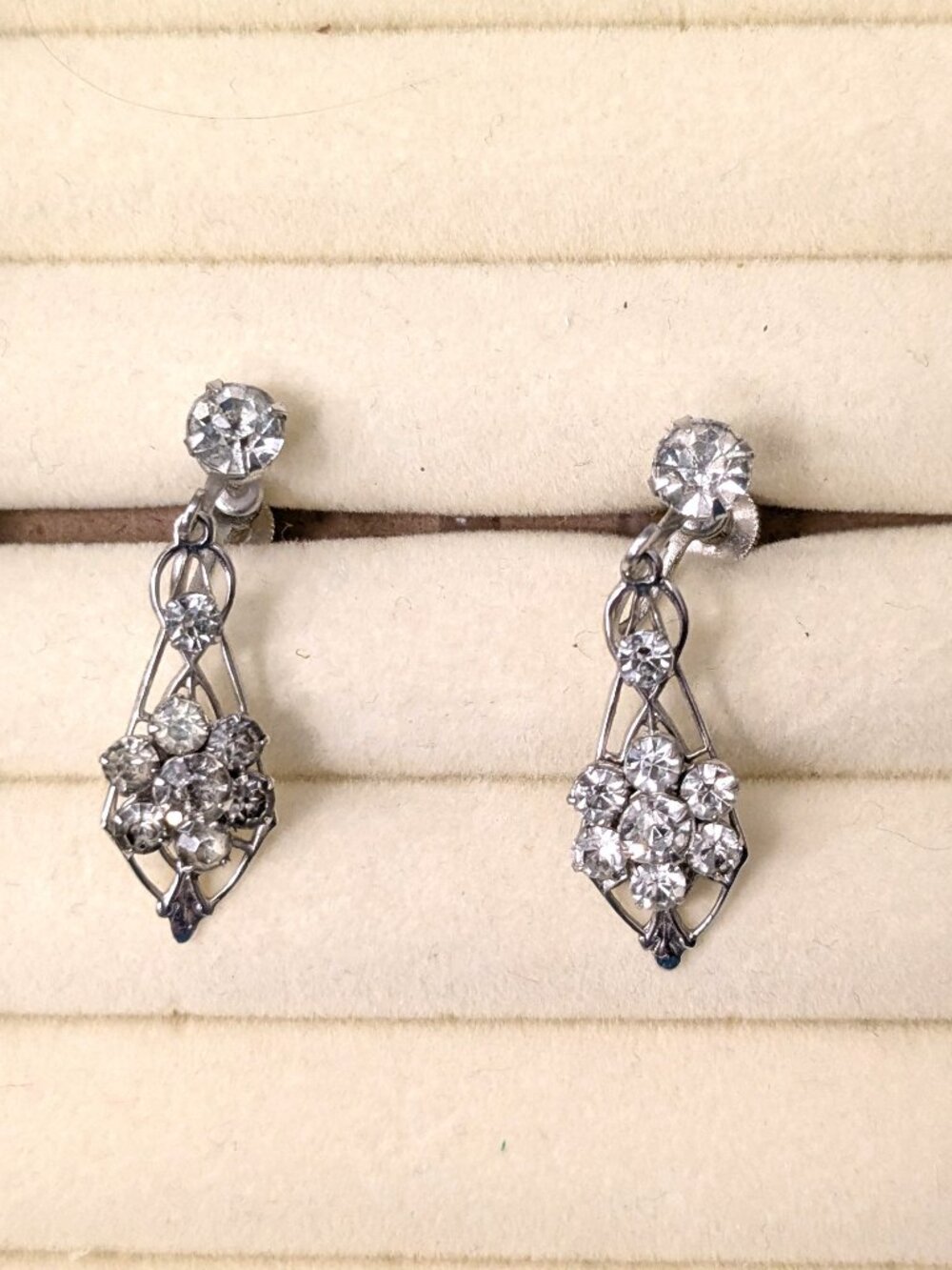 Clip On Dangling Earrings